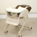 ハイローベッド＆チェア ネオネミュー ブラウンドットBR アップリカ