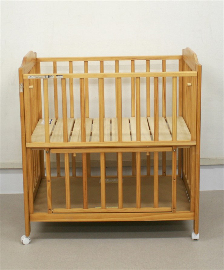 ミニ立ちベッドナチュラルF すのこ床板 カトージ