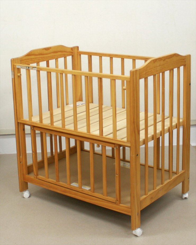 ミニ立ちベッドナチュラルF すのこ床板 カトージ