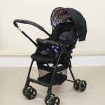 カルーンプラス ハイシート チェックブラックBK アップリカ