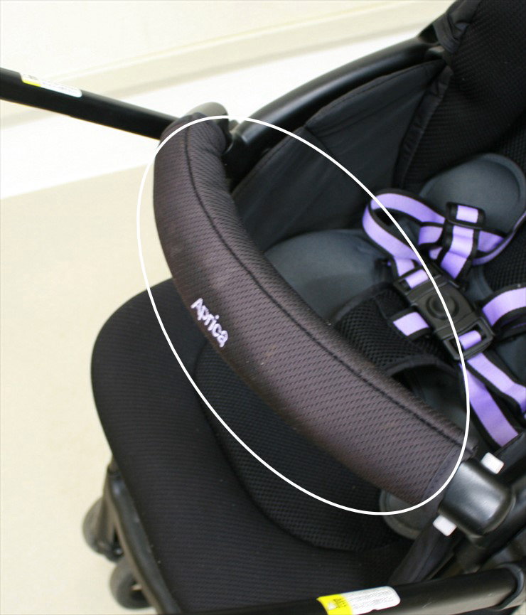 カルーンプラス ハイシート チェックブラックBK アップリカ