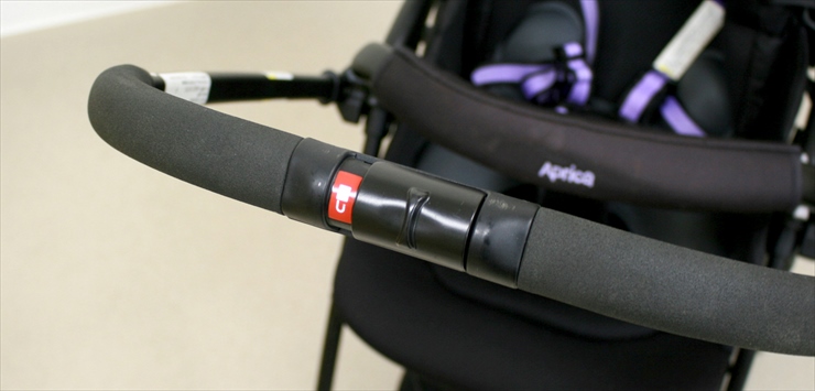 カルーンプラス ハイシート チェックブラックBK アップリカ