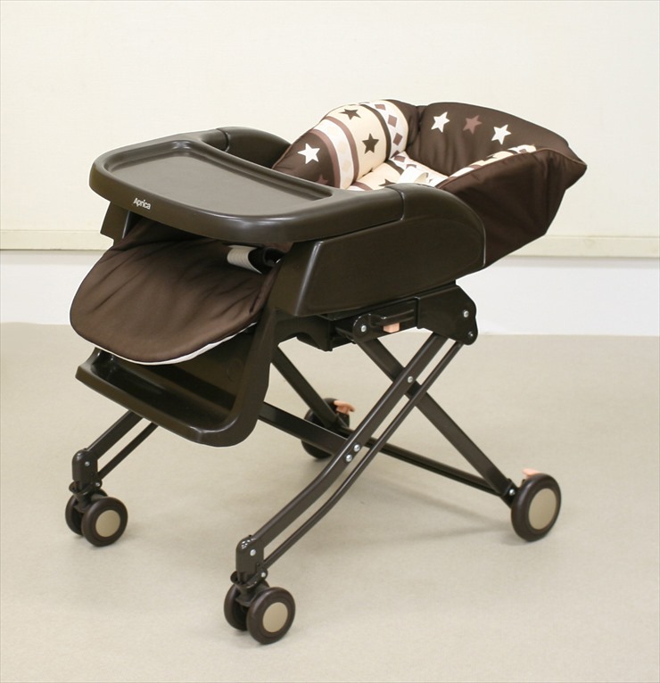 ハイローベッド＆チェア ニューボーン イージー ウォッシュ チョコレート BR