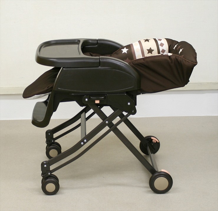 ハイローベッド＆チェア ニューボーン イージー ウォッシュ チョコレート BR