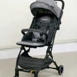 Besrey 軽量折り畳みコンパクト旅行バギー グレー