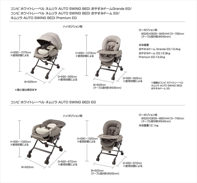 ホワイトレーベル ネムリラ AUTO SWING BEDi おやすみドームGrande EG