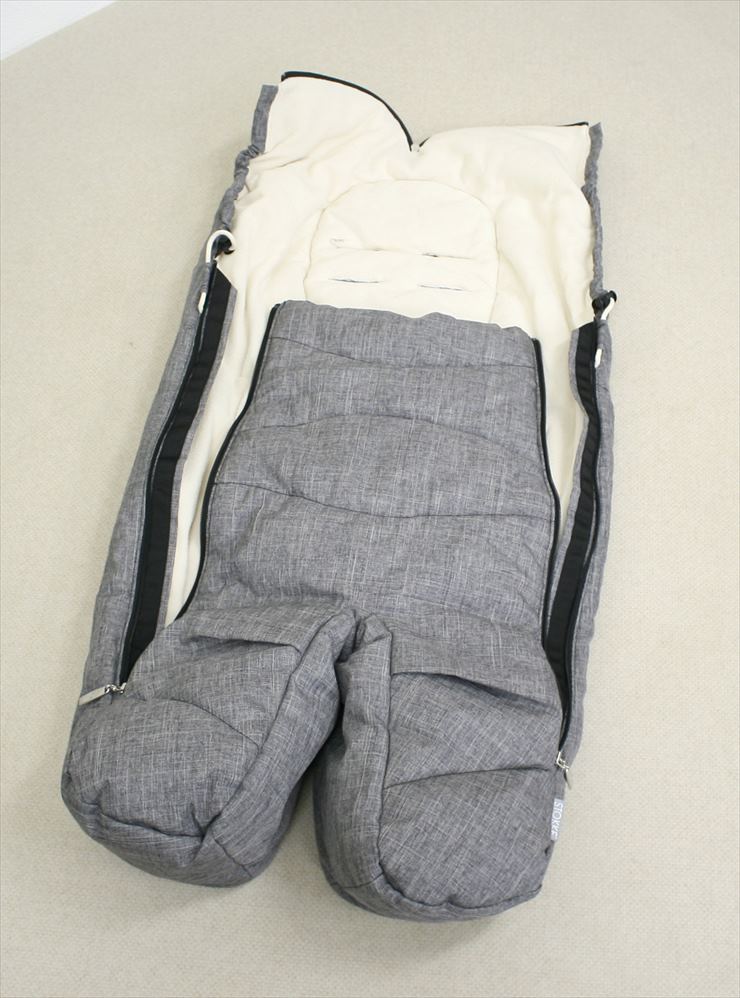 ストッケ フットマフ ブラックメラーンジ 