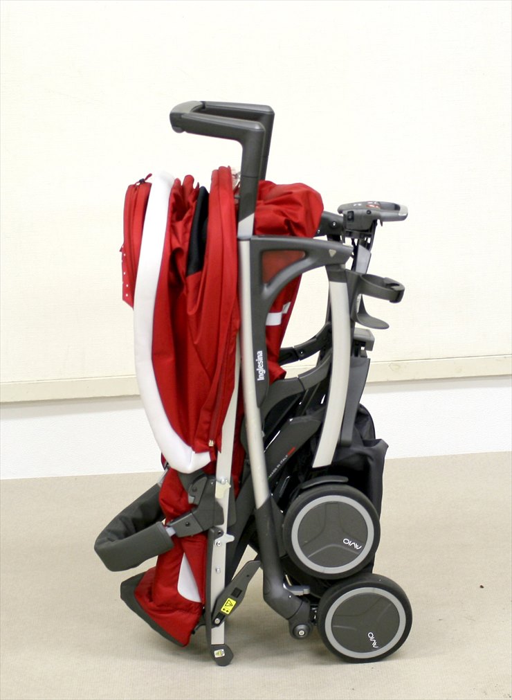 ミキハウス×イングリッシーナ アビオ フレスコ コラボベビーカー 赤