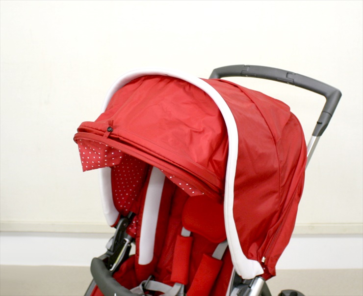 ミキハウス×イングリッシーナ アビオ フレスコ コラボベビーカー 赤