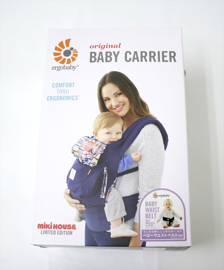 ミキハウス×エルゴベビーコラボ ベビーキャリア オリジナル マルチカラー