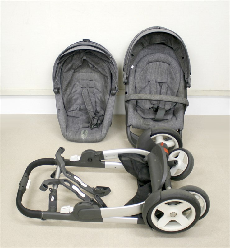 ストッケ クルージ Stokke Crusi シブリングシート付 ブラックメラー 