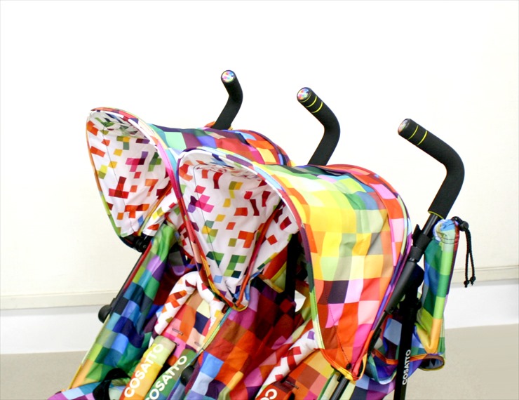 コサット スパドゥパ ツインベビーカー ピクセル