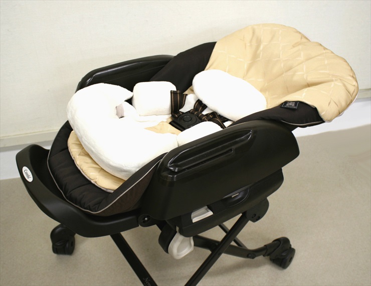 ネムリラ AUTO SWING BEDi キャラメルベージュ コンビ ホワイトレーベル