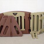 キッズパーテーション ブラウン 日本育児