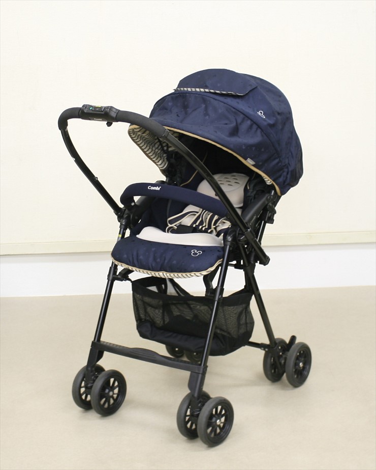 メチャカル ハンディα エッグショック MF ミッキーマウス ネイビーストライプ