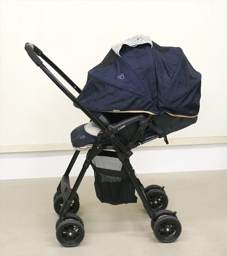 メチャカル ハンディα エッグショック MF ミッキーマウス ネイビーストライプ