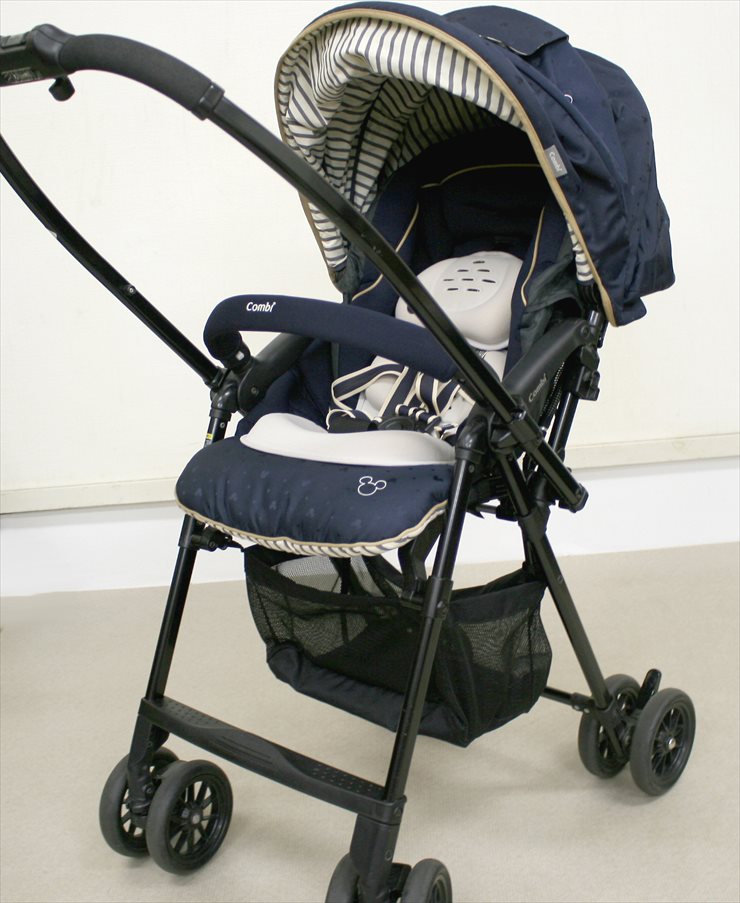 メチャカル ハンディα エッグショック MF ミッキーマウス ネイビーストライプ