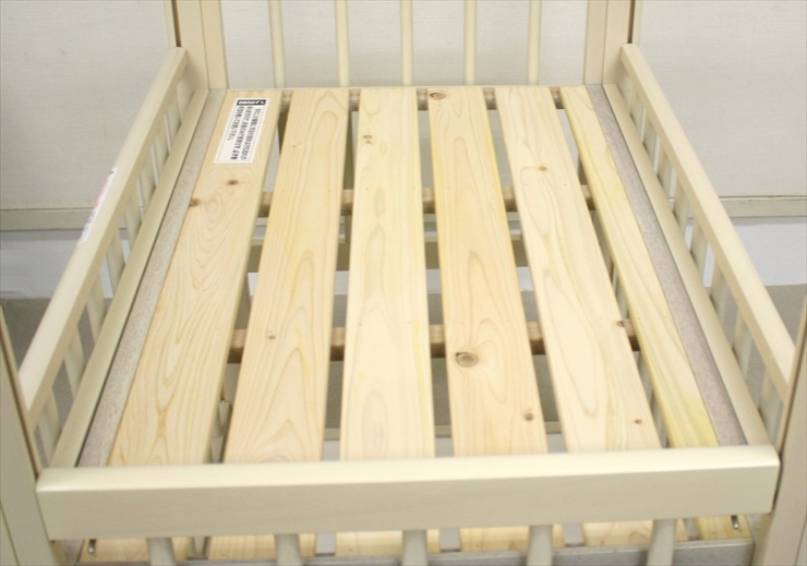 トリプルスライドミニベッド P型コパン ホワイト すのこ