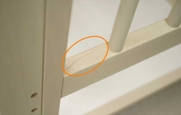 トリプルスライドミニベッド P型コパン ホワイト すのこ