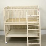 ミニアン ホワイト キンタロー ベビーベッド ハイタイプ