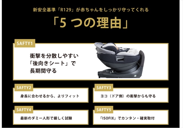 THE S ISOFIX エッグショック ZA-670