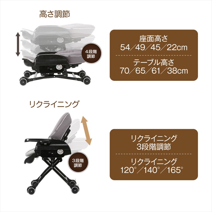 スイングハイローラック エスコート ブラック