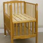 Wオープンママ楽高床ミニベッド ナチュラル 大和屋