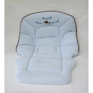 コンビ ベビーラック 洗い替えクッション ブルーエレファント