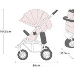 エアバギーココ ブレーキEX メランジデニム