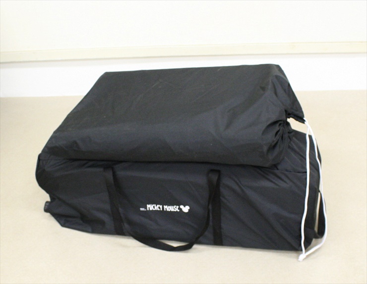 ポータブルベビーベット ミッキーマウス