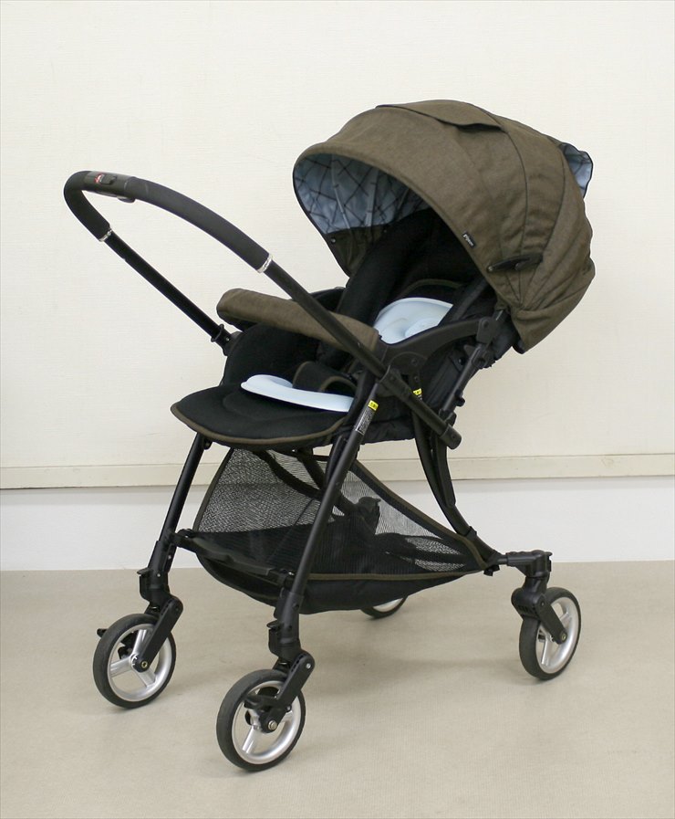 ランフィ ブラウンチェック Runfee ピジョン