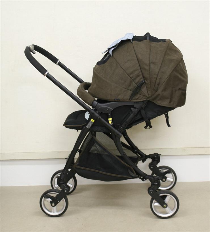 ランフィ ブラウンチェック Runfee ピジョン