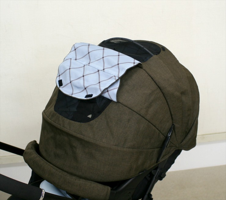 ランフィ ブラウンチェック Runfee ピジョン