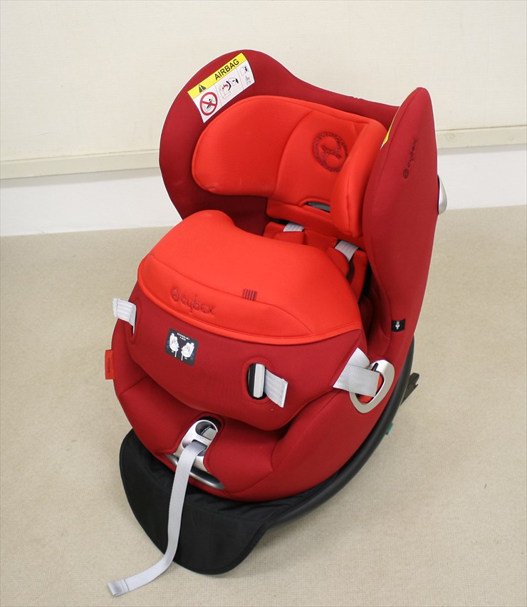 美品 サイベックス シローナ cybex SIRONA マーズレッド ISOFIX取付