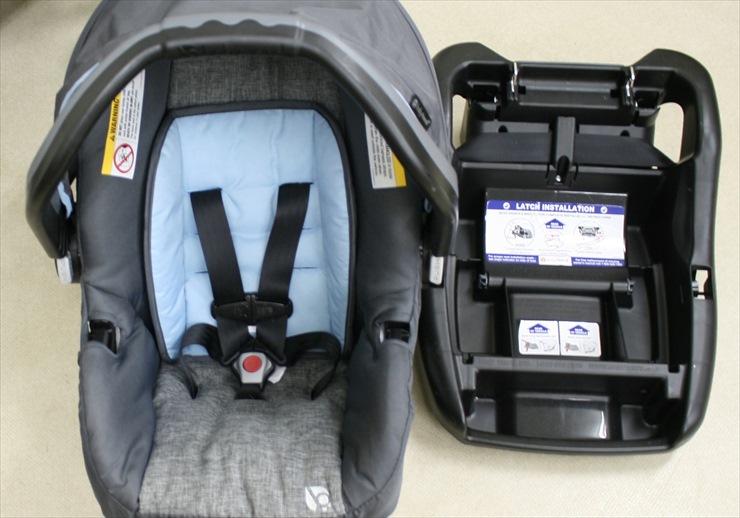 送料無料 ベビートレンド スカイライン35 トラベルシステム スターライトブルー BabyTrend Skyline 35 Travel System  Starlight シートベルト固定 クリーニング済み A017002m | キッズファン