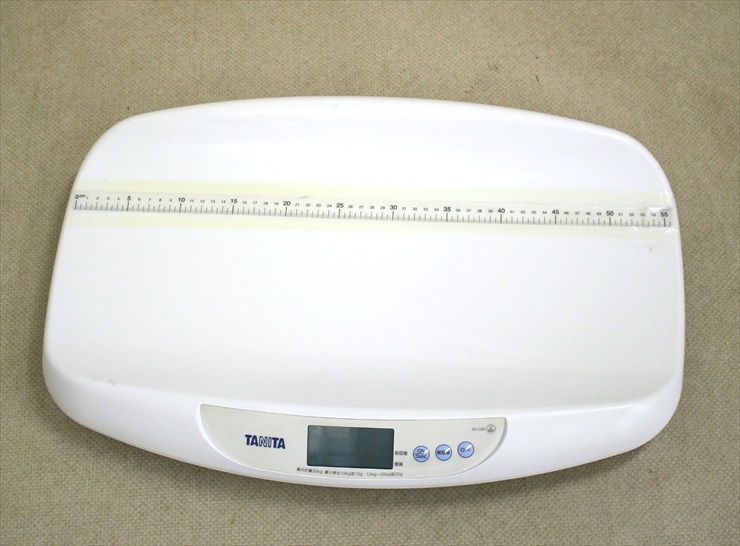 激安 タニタ 体重計 BD-586-WH ホワイト デジタルベビースケール - 健康管理、計測計