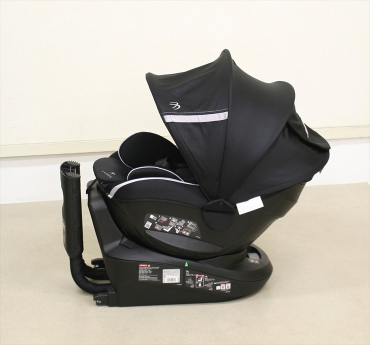 エールべべ クルット 3i グランス ラスターブラック BF850 ISOFIX