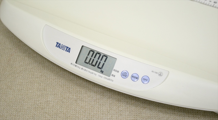 デジタルベビースケール BD-586 ホワイト タニタ