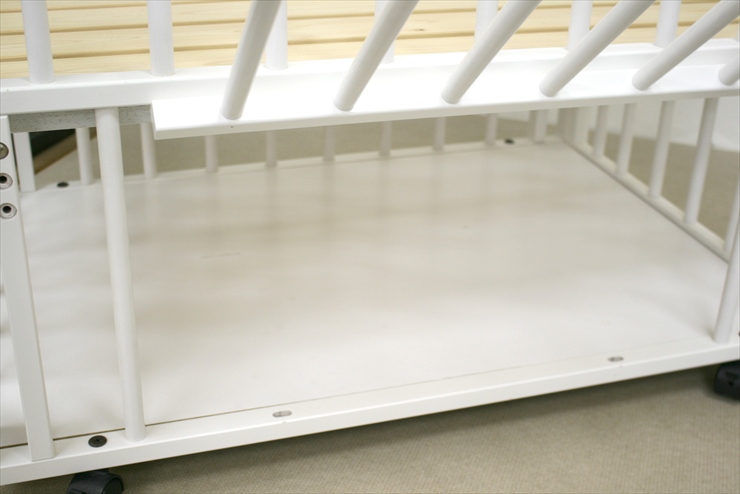 添い寝ミニベッド L型プチベリー ホワイト