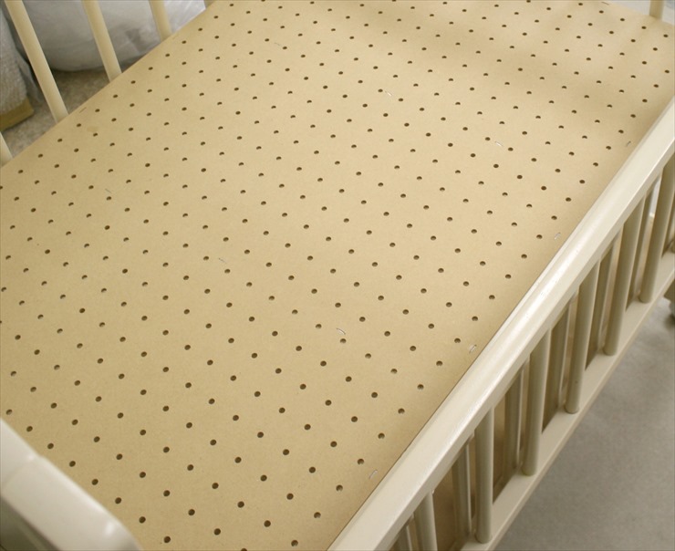 ミニポムST ホワイト キンタロー ベビーベッド ハイタイプ