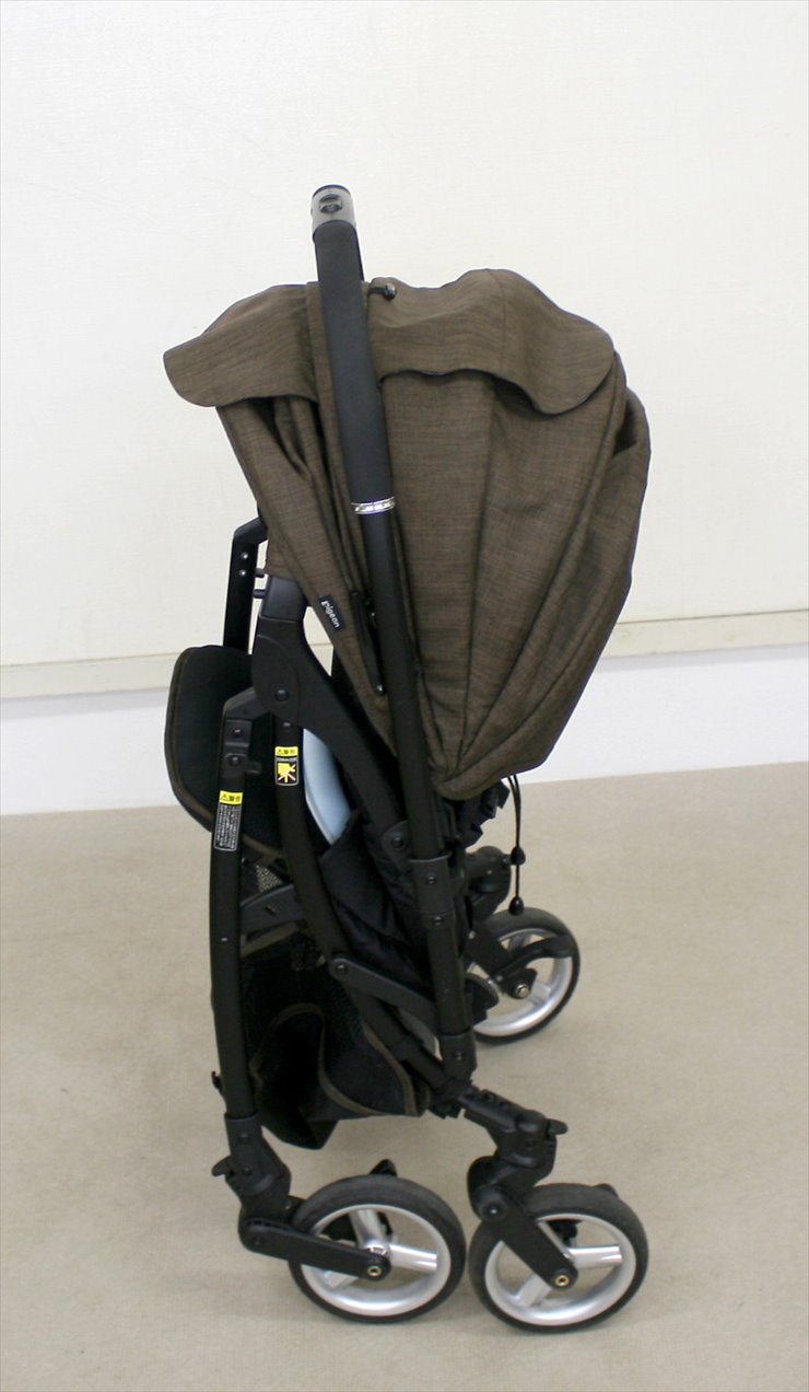 ランフィ ブラウンチェック Runfee ピジョン