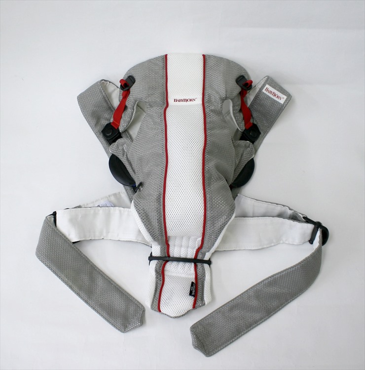 ベビーキャリア オリジナル メッシュ グレー/ホワイト ベビービョルン