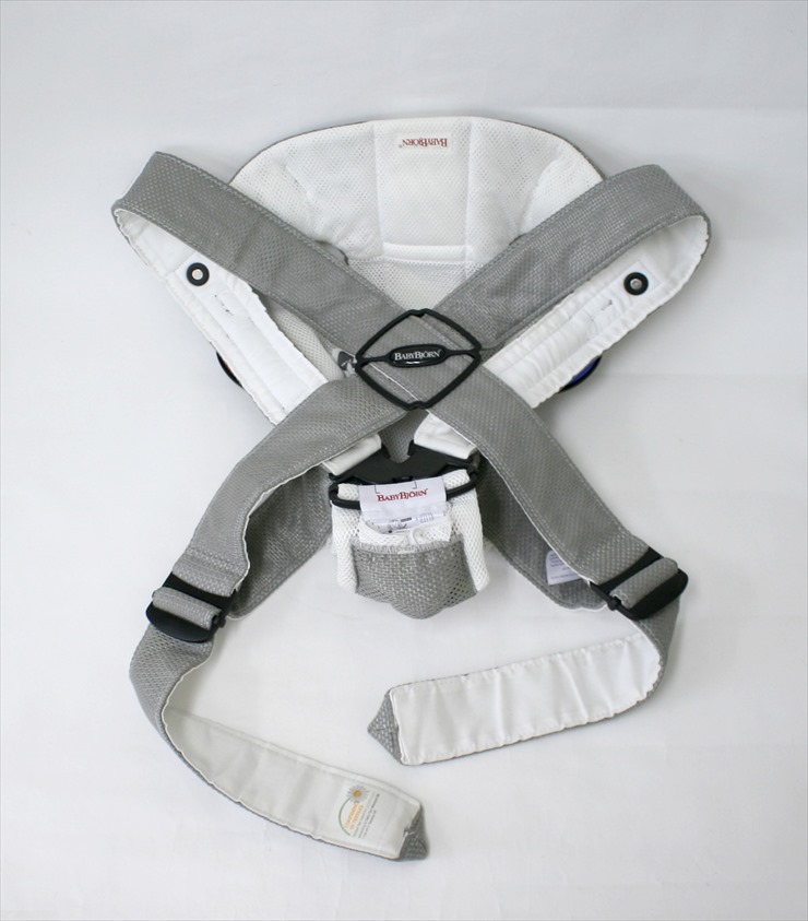 ベビーキャリア オリジナル メッシュ グレー/ホワイト ベビービョルン