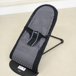 ベビーシッターバランス コットンミックス ブラックピンストライプ