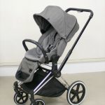 cybex Priam マンハッタングレー×オールテレインホイール×クロームフレーム