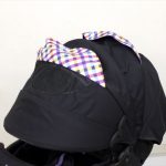 カルーンプラス ハイシート チェックブラック BK