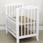 ミニ立ちベッドホワイトT カトージ製