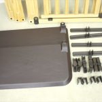 木製パーテーション FLEX400-W+拡張パネル1枚+ドアパネル1枚 計7枚セット 日本育児