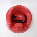バンボ Bumbo レッド 安全ベルト・プレートレイ付き