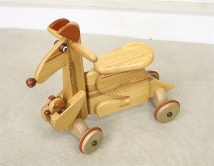 ドイツJanoschik 木製　スクーター　乗用玩具　テデ　tede